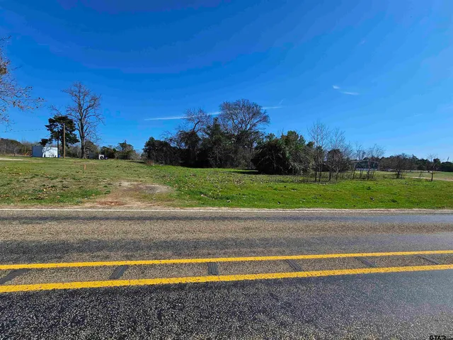 a view of a lake and a yard