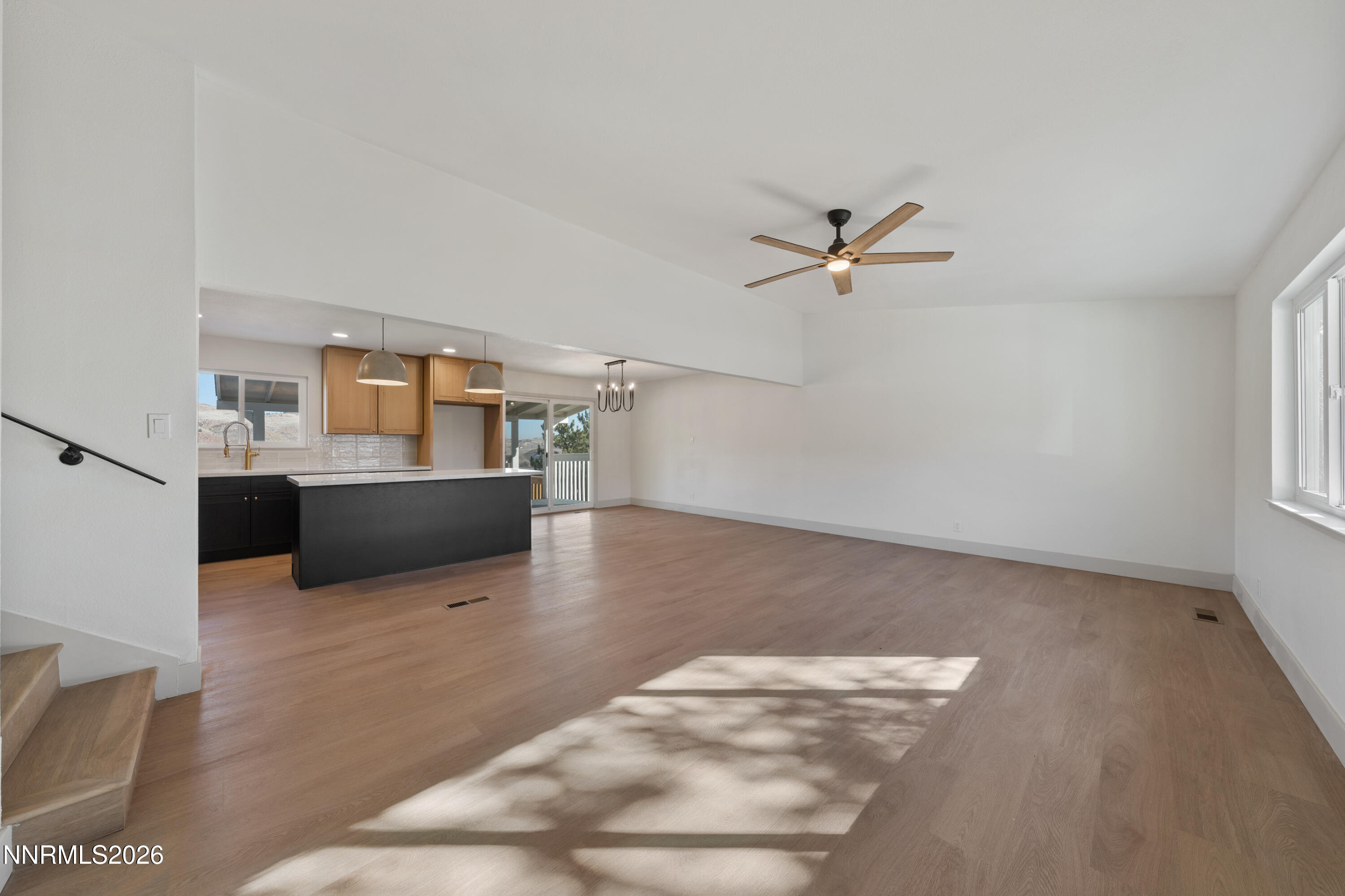 8 Zane Grey Lane Reno, NV 89523 - Photo 14 of 43 a view of a kitchen with cabinet and a ceiling fan