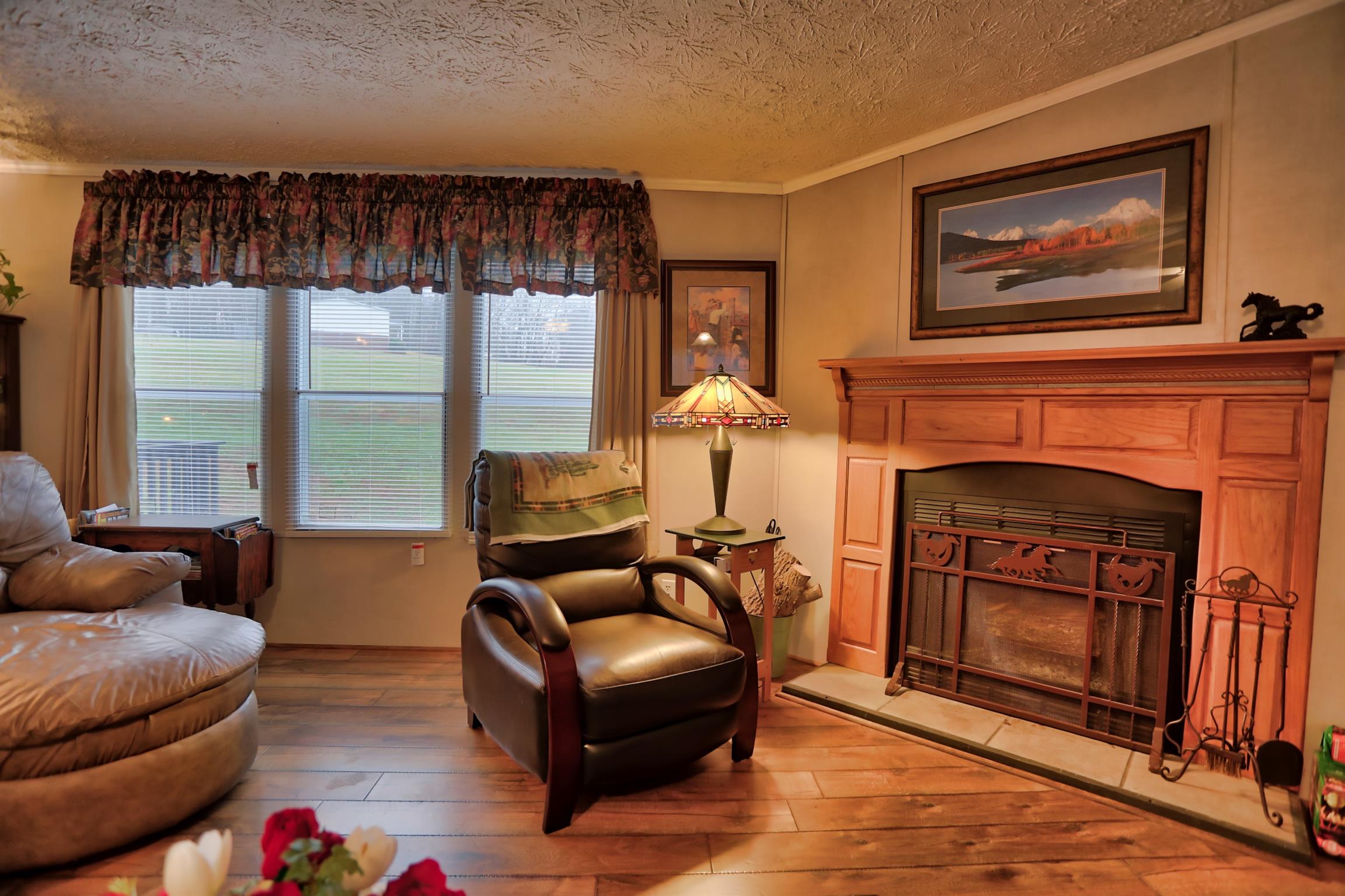 3686 Armstrong Road Springfield, TN 37172 - Photo 10 of 30 a living room with furniture and a fireplace