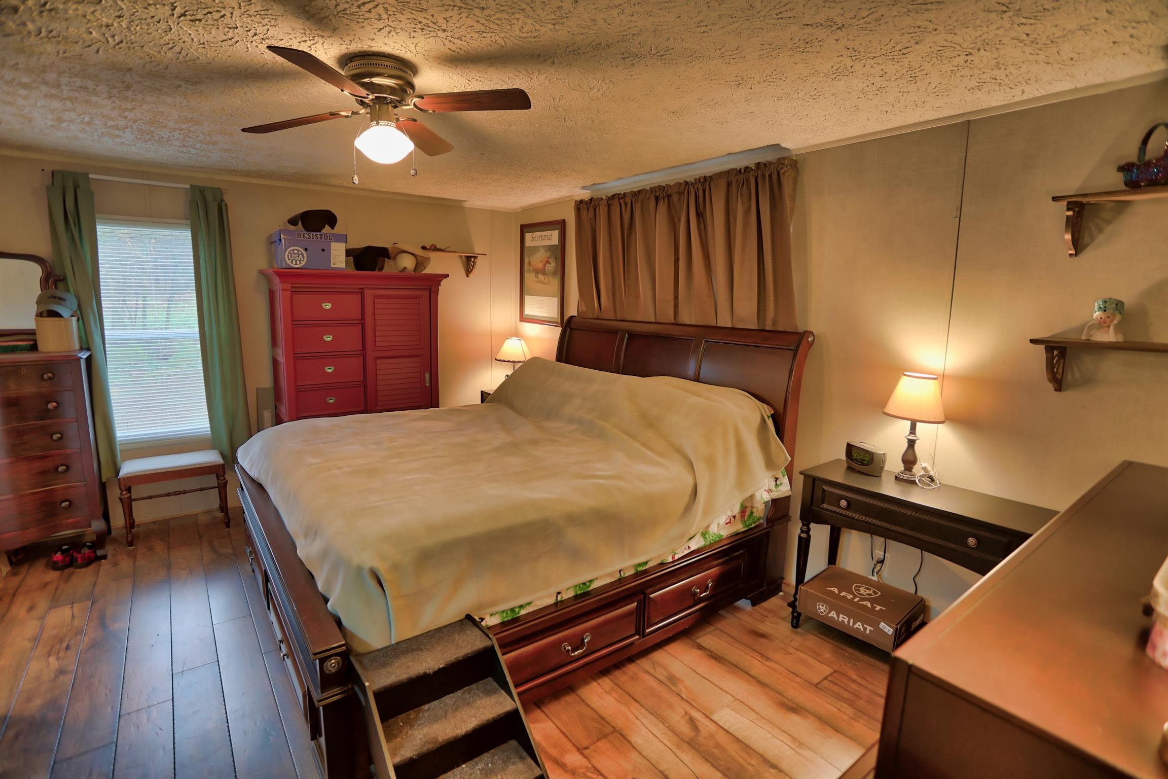 3686 Armstrong Road Springfield, TN 37172 - Photo 30 of 30 a bed room with a bed and a chandelier