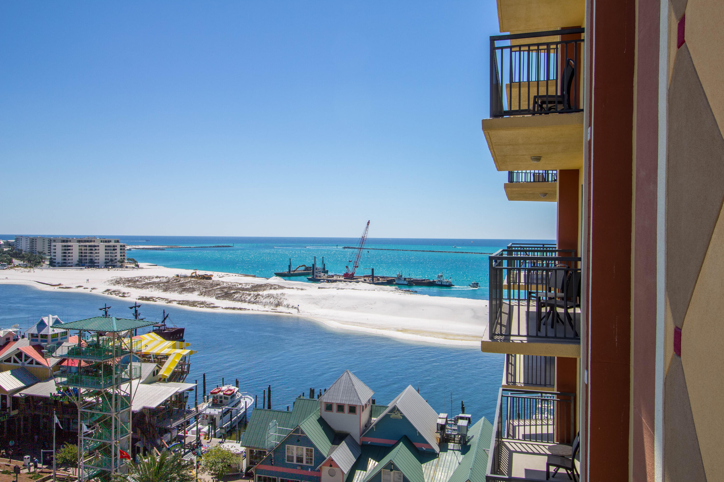 10 Harbor Boulevard, Unit E507F Destin, FL 32541 - Photo 16 of 28 a view of lake from balcony