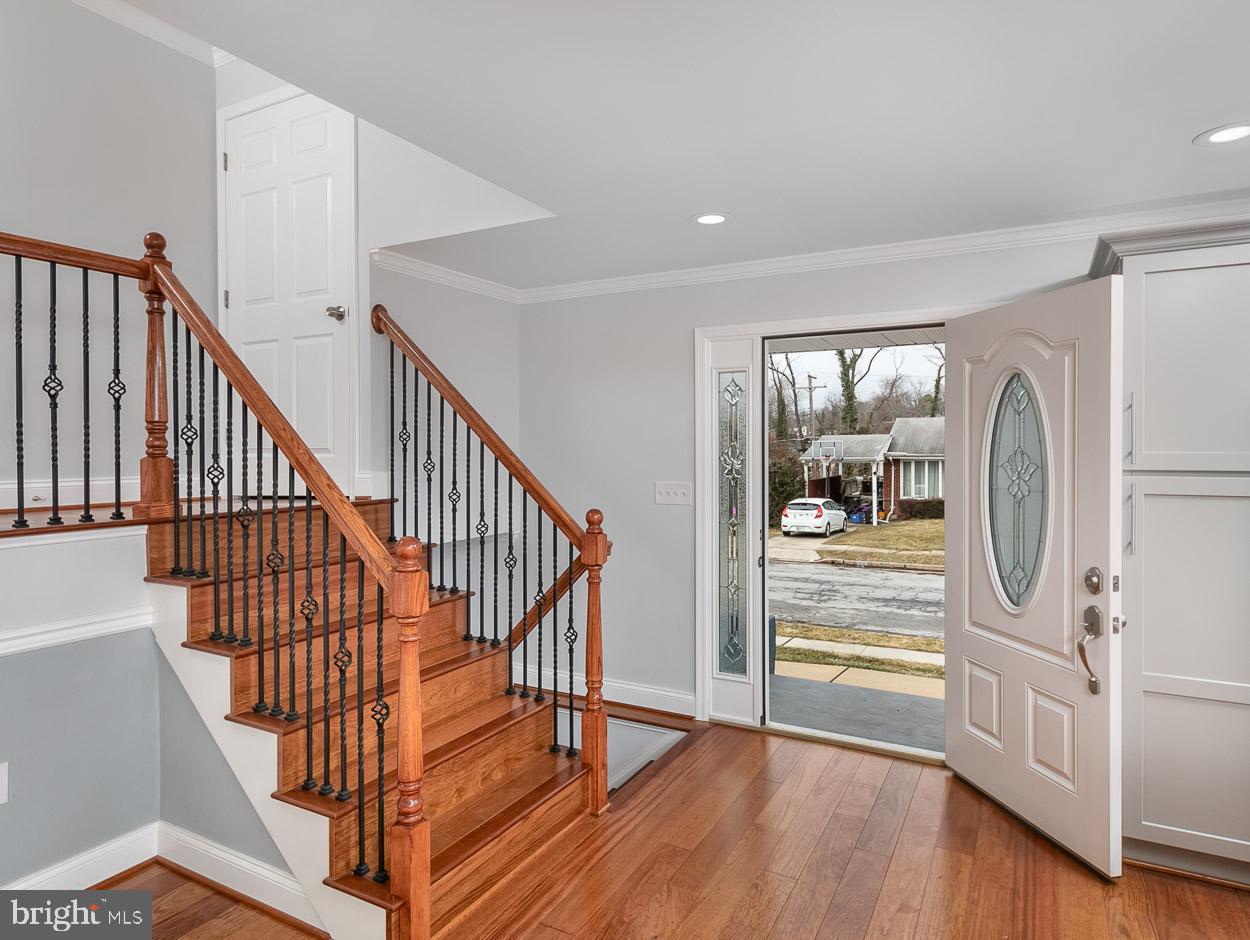 151 Westbury Road Lutherville-Timonium, MD 21093 - Photo 12 of 44 Beautiful Staircase to Upper Level!