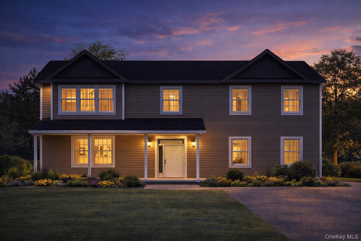 Lot 11 Lattintown Road Newburgh, NY 12550 - Photo 4 of 8 View of front of property with covered porch and a yard