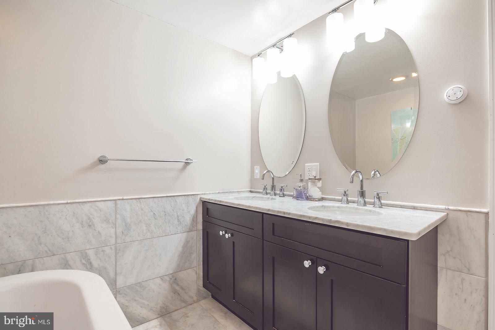 2026 North Capitol Street Northwest, Unit 1 Washington, DC 20002 - Photo 33 of 53 En suite master bathroom double vanity