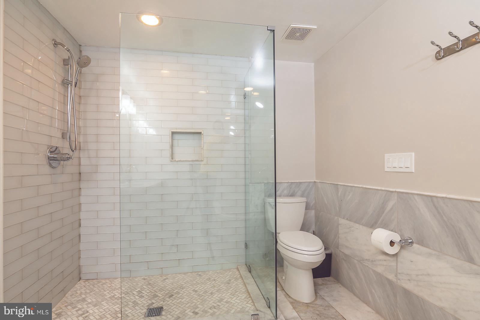 2026 North Capitol Street Northwest, Unit 1 Washington, DC 20002 - Photo 35 of 53 En suite master bathroom shower stall