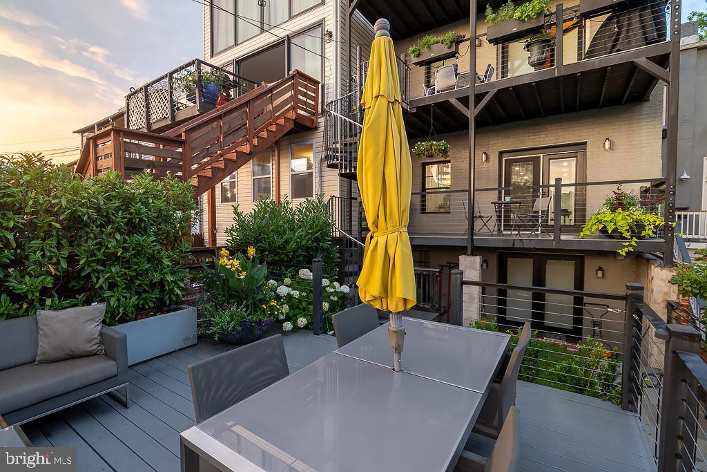 2026 North Capitol Street Northwest, Unit 1 Washington, DC 20002 - Photo 44 of 53 Private back deck #2