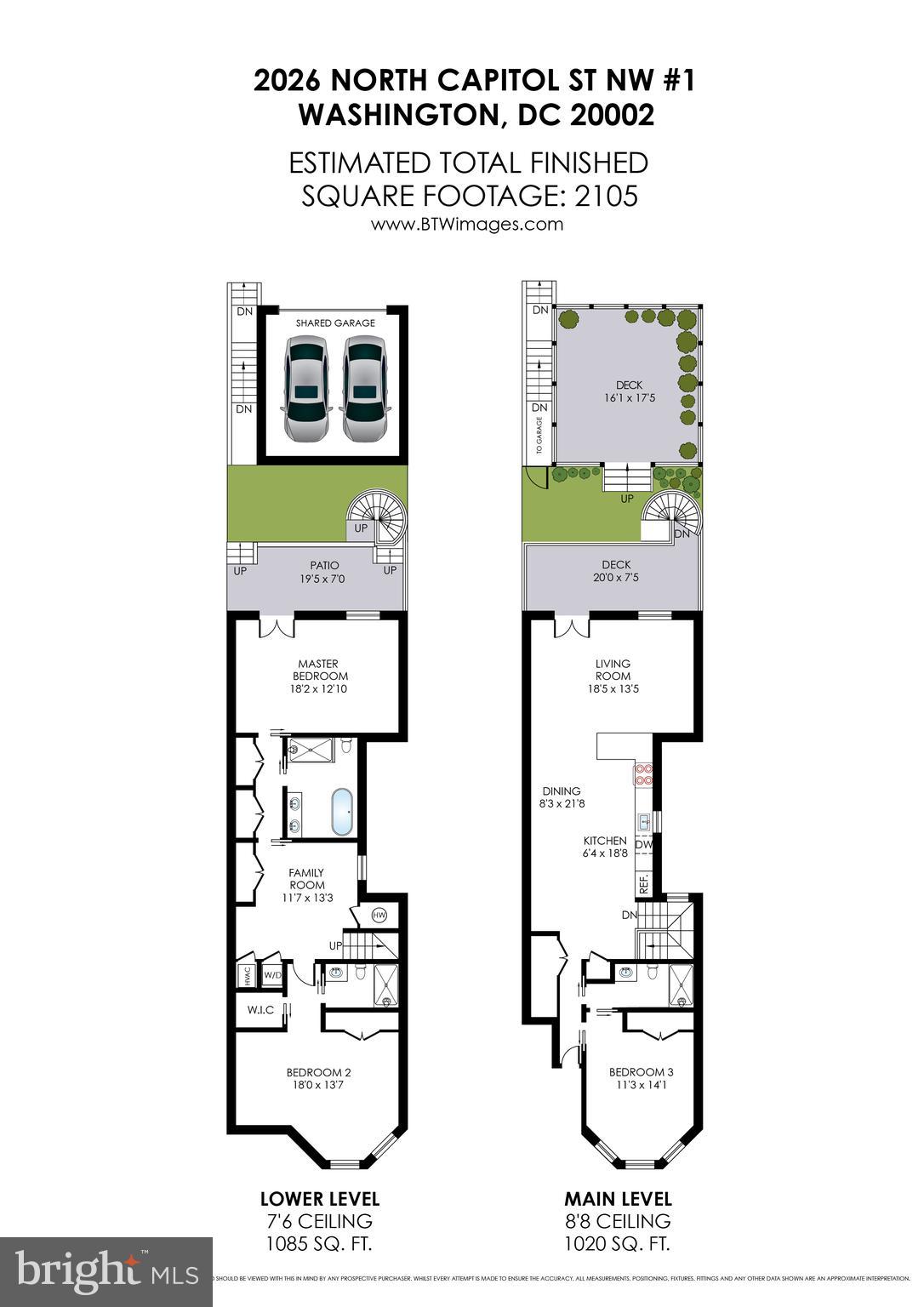 2026 North Capitol Street Northwest, Unit 1 Washington, DC 20002 - Photo 53 of 53 Floor plan