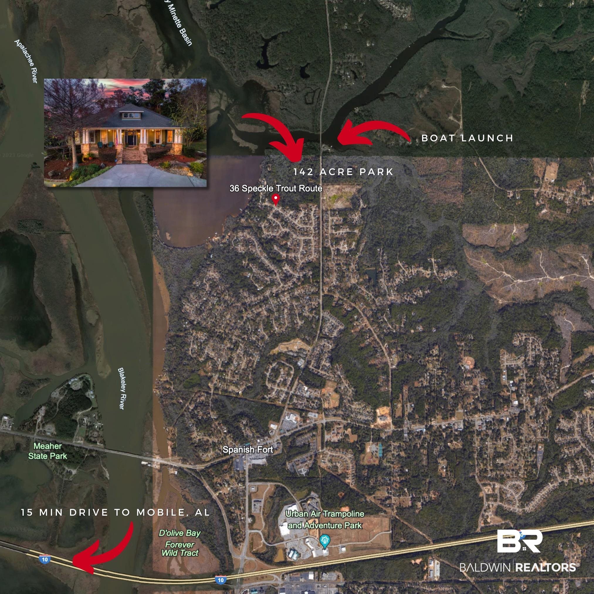 36 Speckle Trout Route Daphne, AL 36527 - Photo 2 of 50 Location of Home