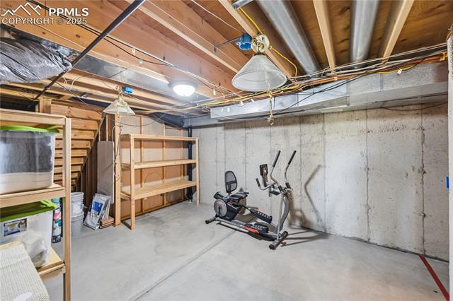 2135 Glenhill Road Colorado Springs, CO 80906 - Photo 47 of 50 View of unfinished basement