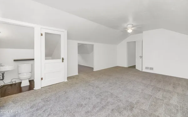 a view of empty room