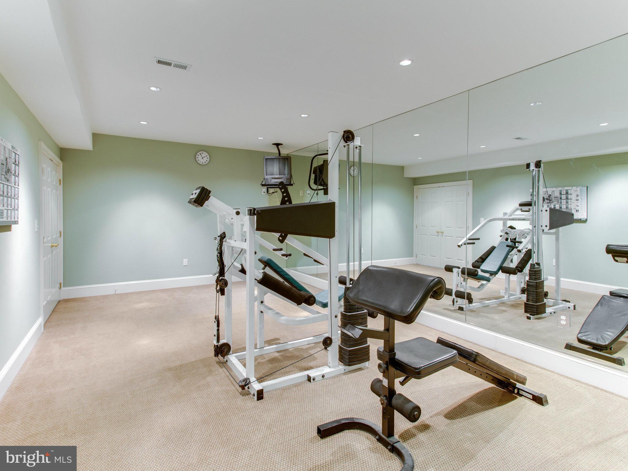 1338 Kirby Road McLean, VA 22101 - Photo 25 of 30 a view of a room with gym equipment