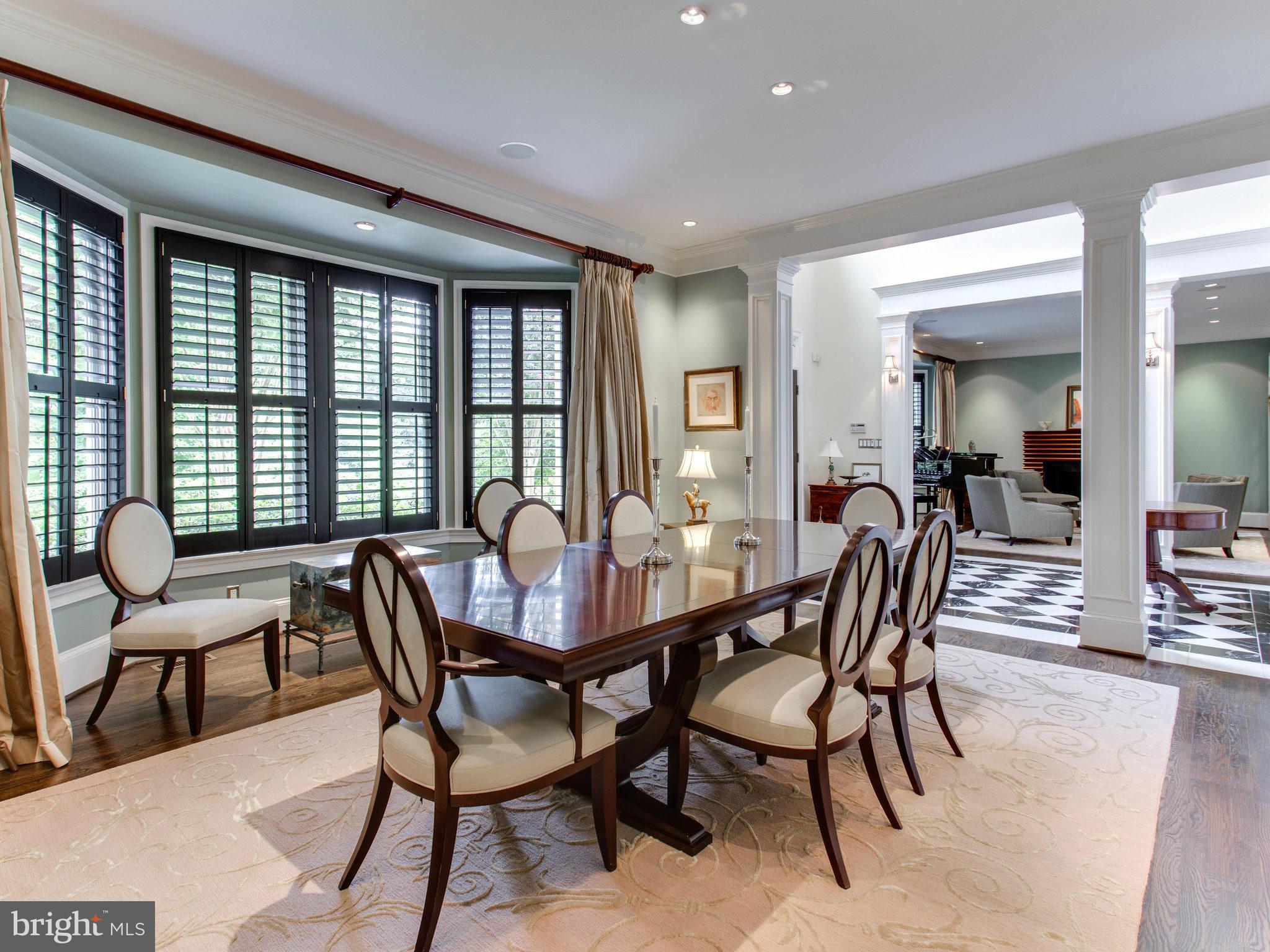 1338 Kirby Road McLean, VA 22101 - Photo 10 of 30 a view of a dining room with furniture and window