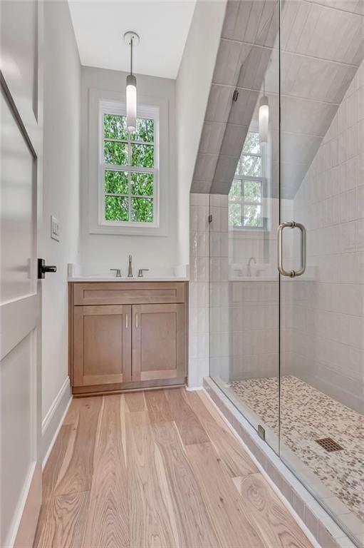 124 Morgan Street Senoia, GA 30276 - Photo 16 of 25 a bathroom with a sink and a vanity