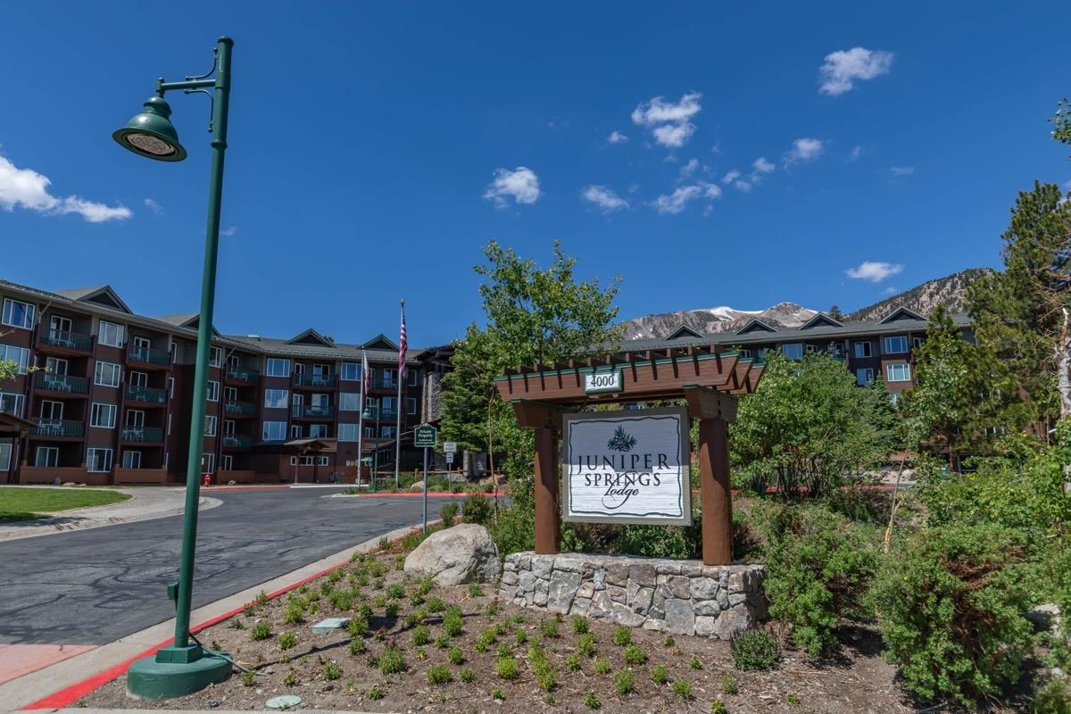 4000 Meridian Boulevard, Unit 436 Mammoth Lakes, CA 93546 - Photo 44 of 46 a sign board with a yard in front of it