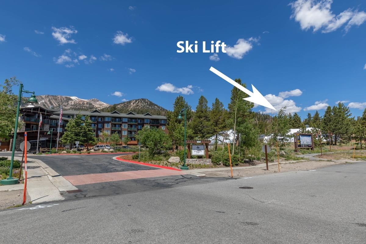 4000 Meridian Boulevard, Unit 436 Mammoth Lakes, CA 93546 - Photo 46 of 46 a view of a street with a building in the background