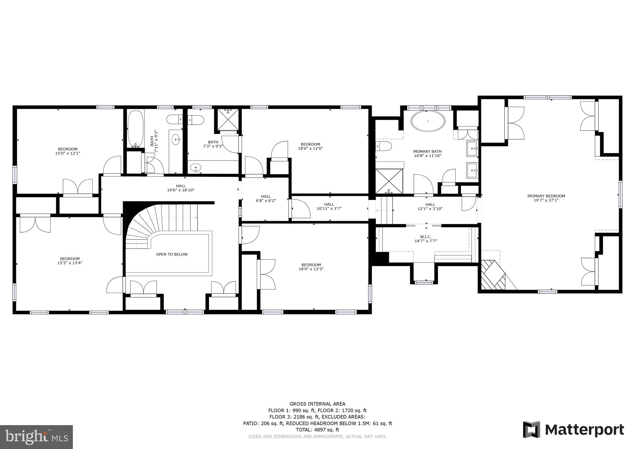 2139 Fox Creek Road Berwyn, PA 19312 - Photo 54 of 55 Bedroom Level Floor Plan
