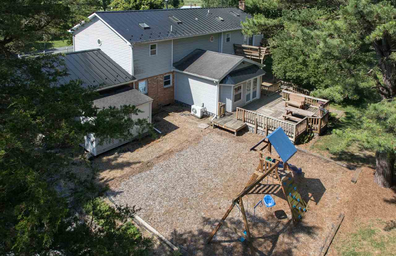 2888 Kerns Road Dayton, VA 22821 - Photo 6 of 49 an aerial view of a house with a yard and parking spaces