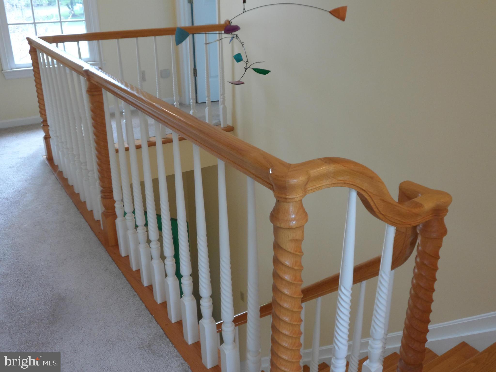 7244 Peppermill Road King George, VA 22485 - Photo 22 of 30 a view of staircase with railing and white walls