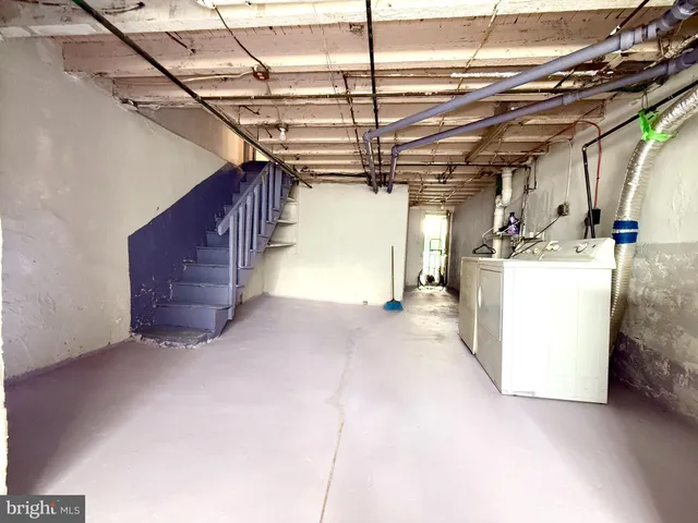 a view of storage and utility room