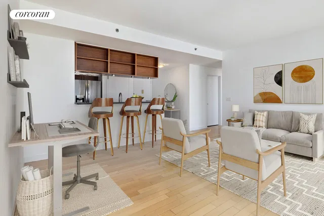 a outdoor living space with patio furniture and a potted plant