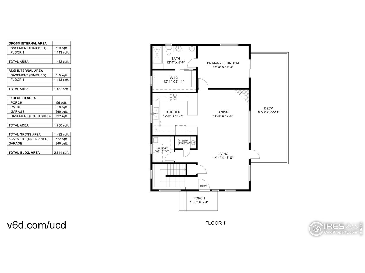 922 Easton Road Lyons, CO 80540 - Photo 36 of 38 Main Level Floor Plan