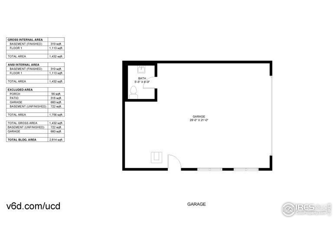 922 Easton Road Lyons, CO 80540 - Photo 38 of 38 Garage and Power Room Floor Plan