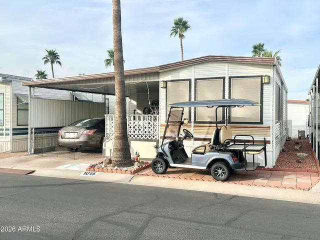 a car parked in front of a house