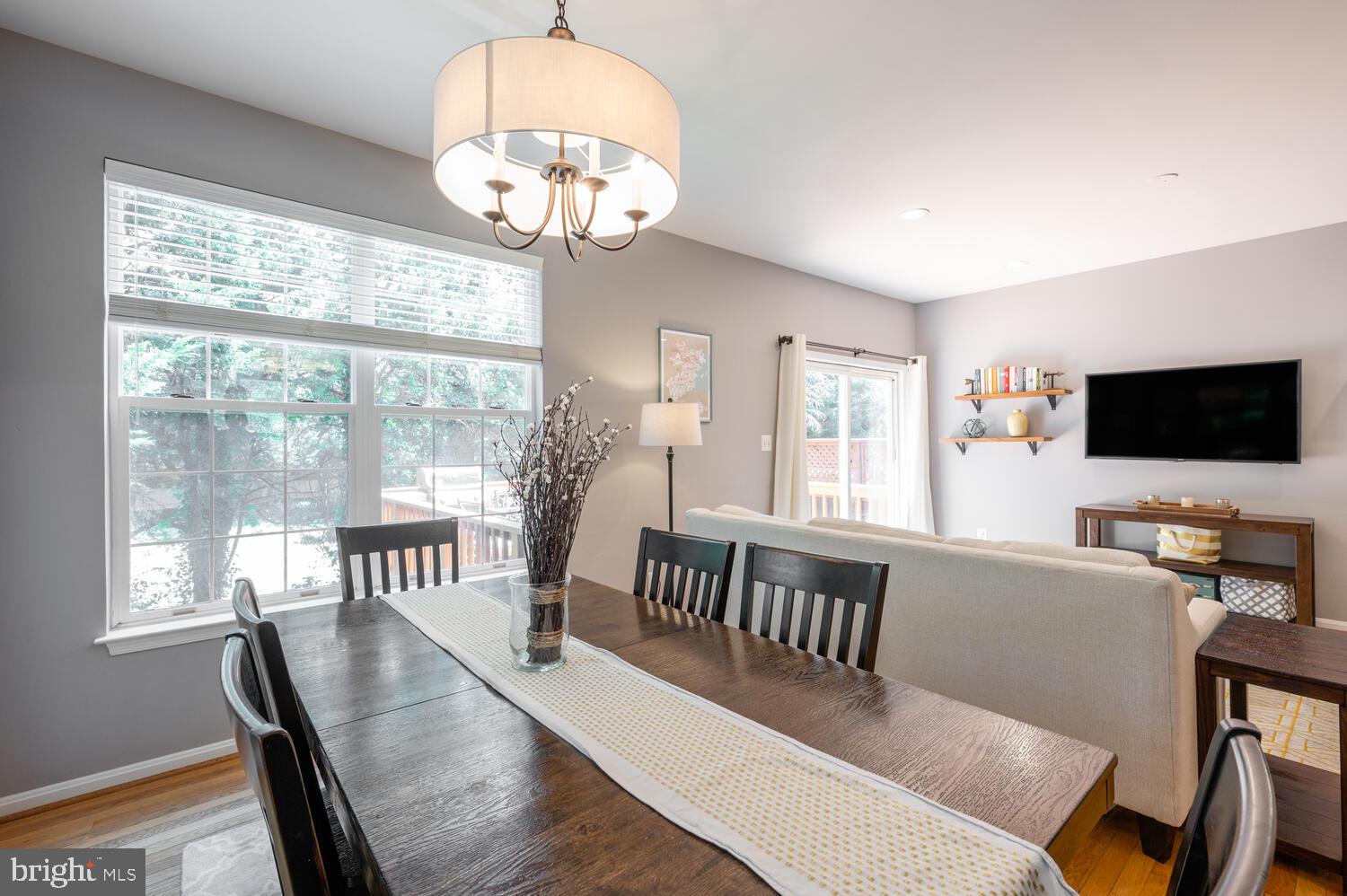 2801 Roesh Way Vienna, VA 22181 - Photo 6 of 32 Dining Room with Designer Chandelier