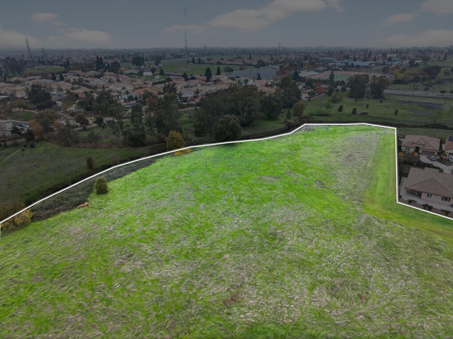 0 Calvine Road Elk Grove, CA 95624 - Photo 10 of 34 an aerial view of residential houses with outdoor space and river