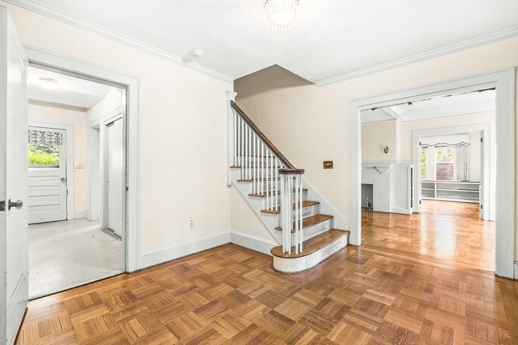 30 Rangeley Road Winchester, MA 01890 - Photo 5 of 42 a view of entryway and hall with wooden floor