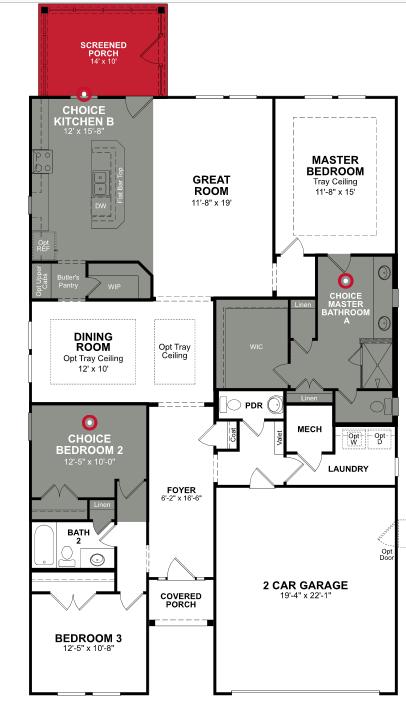 1270 Gannett Road Mount Pleasant, SC 29464 - Photo 6 of 6 BP17 Choice Floor Plan
