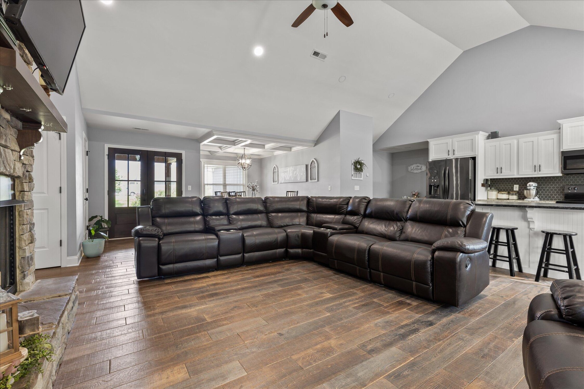 72 Farm View Circle Rock Spring, GA 30739 - Photo 10 of 41 a living room with furniture and a wooden floor