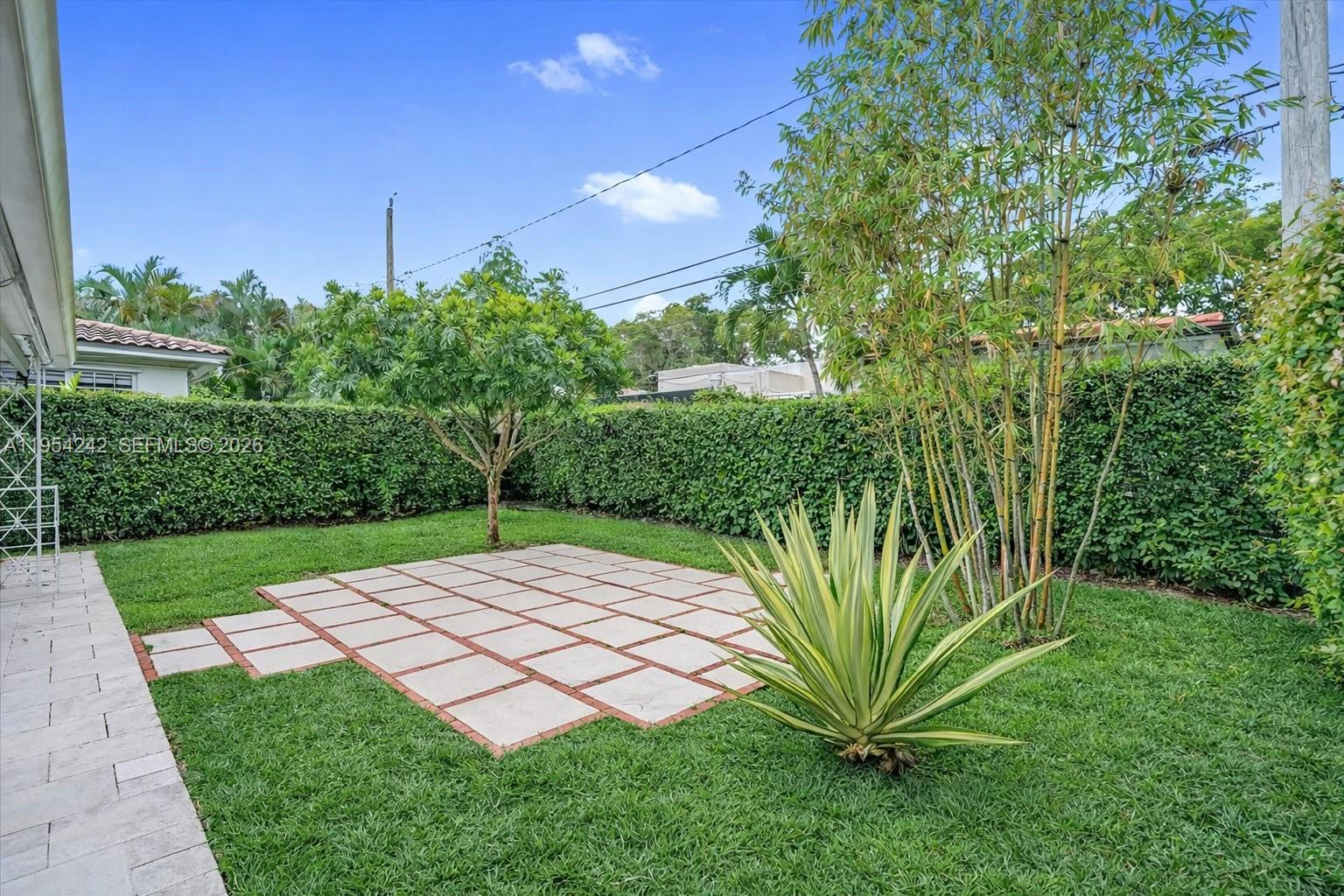 1200 El Rado Street Coral Gables, FL 33134 - Photo 21 of 25 Back Garden