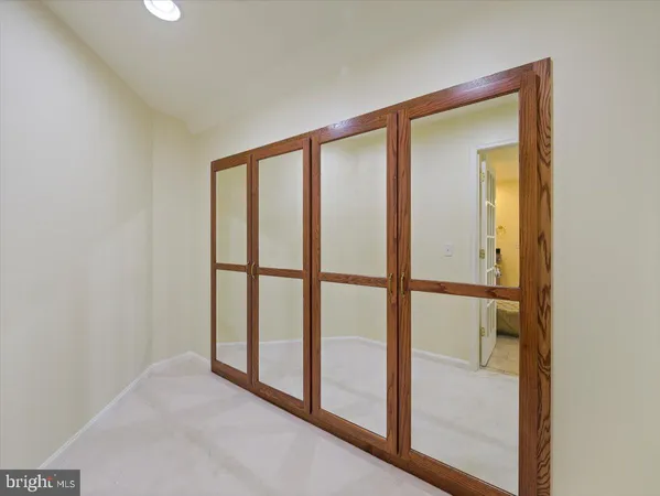 a view of empty room