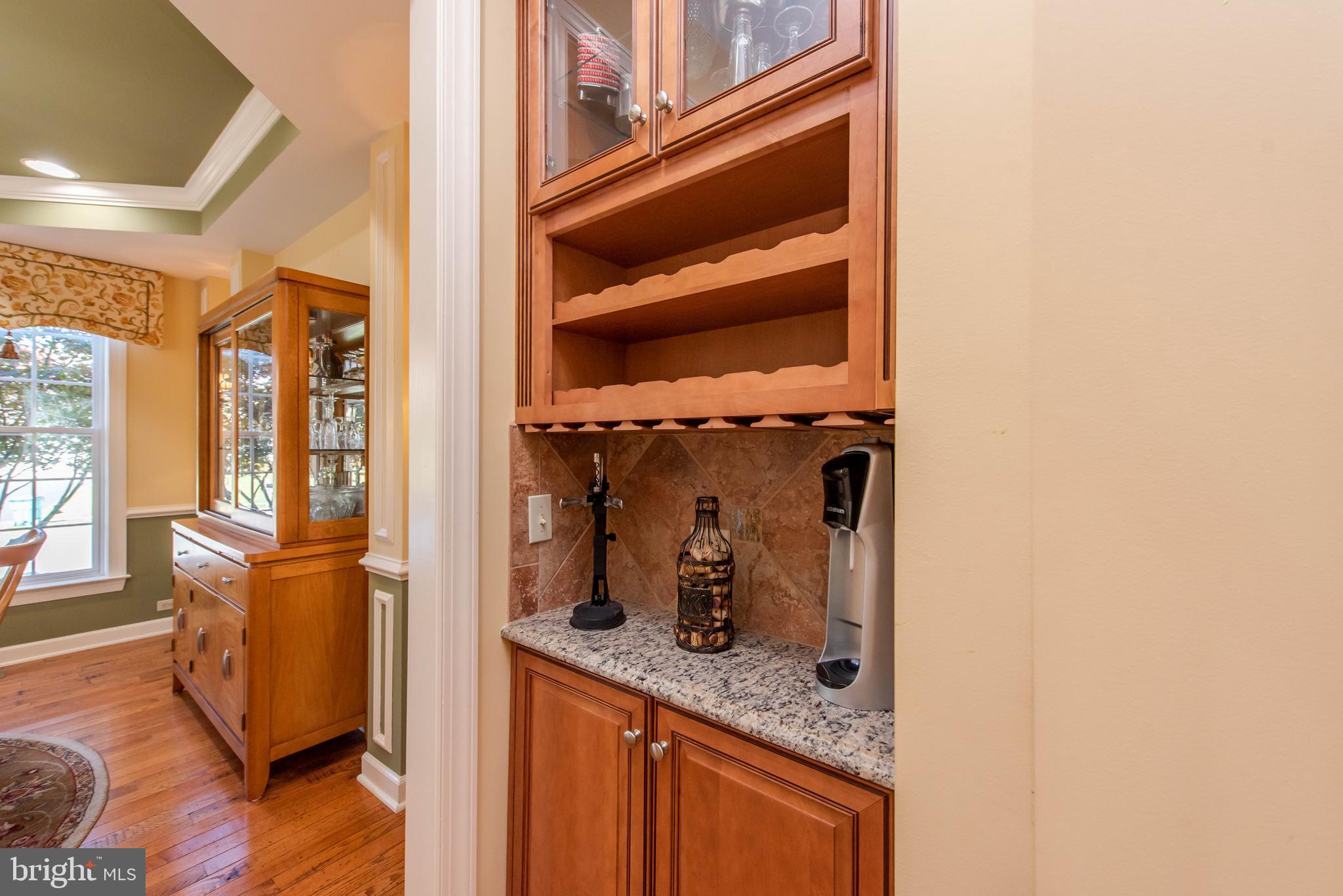 1701 Fletchers Drive Point of Rocks, MD 21777 - Photo 11 of 65 Bar Area has wine rack and granite top.