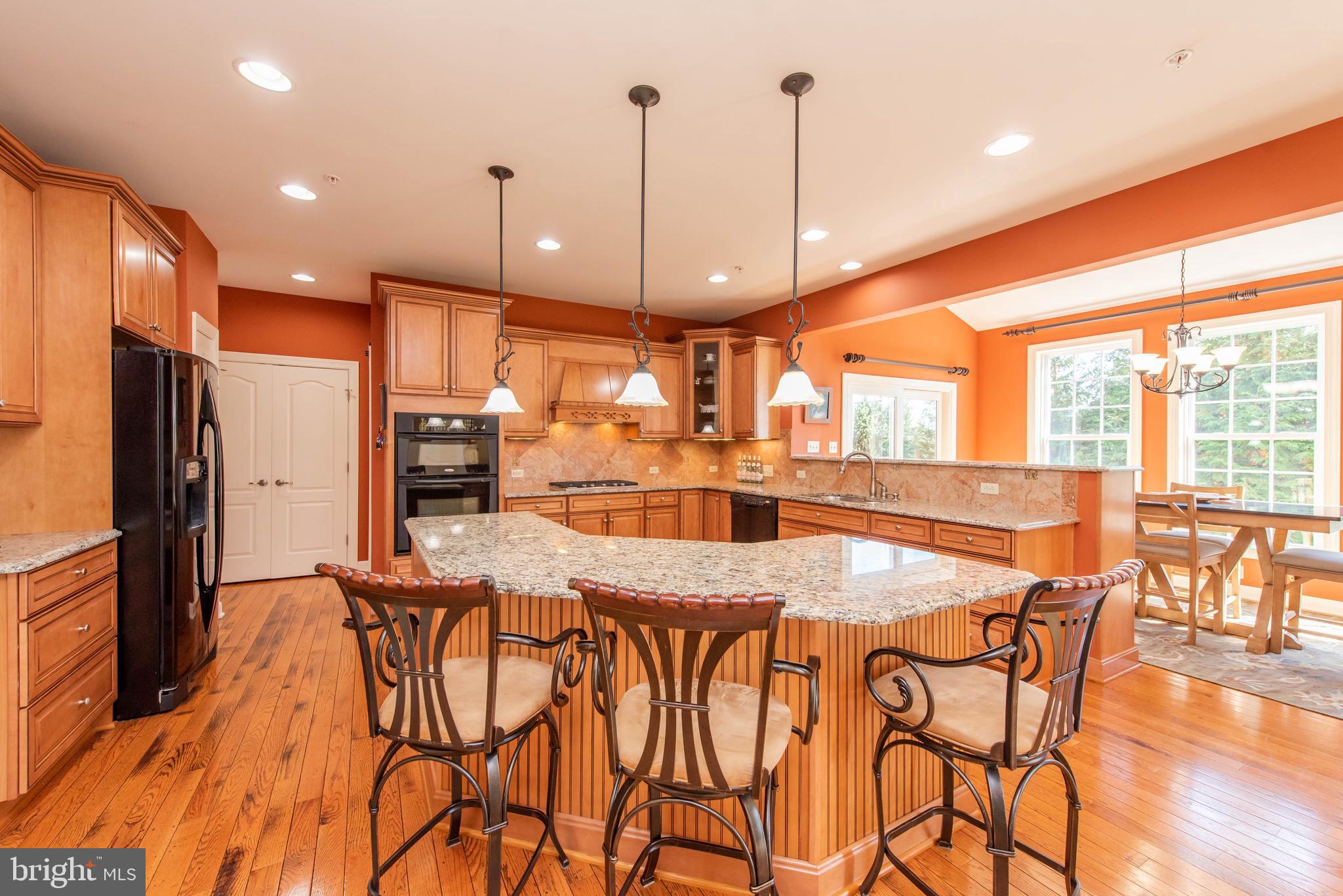 1701 Fletchers Drive Point of Rocks, MD 21777 - Photo 13 of 65 Kitchen has large curved island w/pendants.