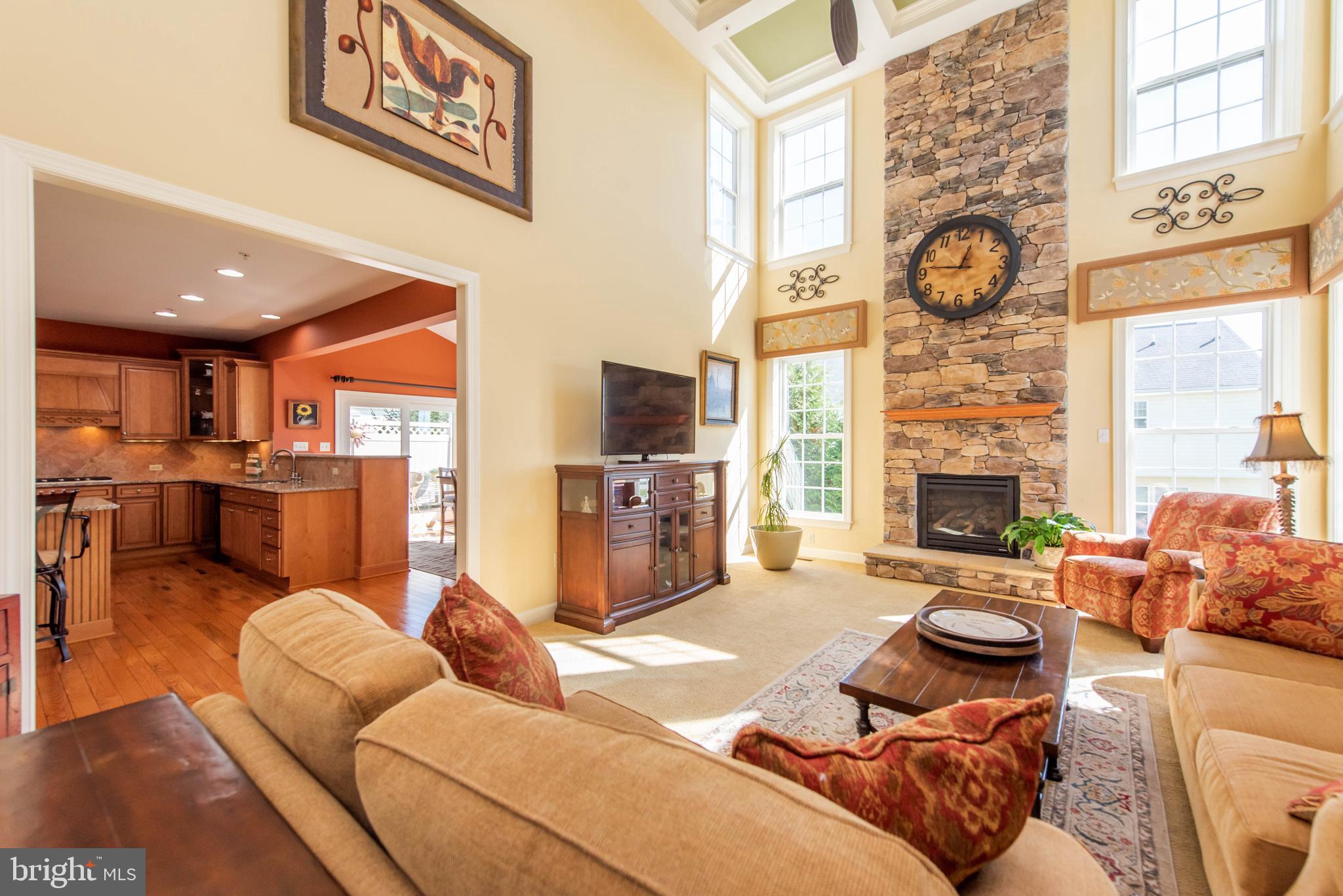 1701 Fletchers Drive Point of Rocks, MD 21777 - Photo 21 of 65 Family Room has floor to ceiling stacked stone FP.