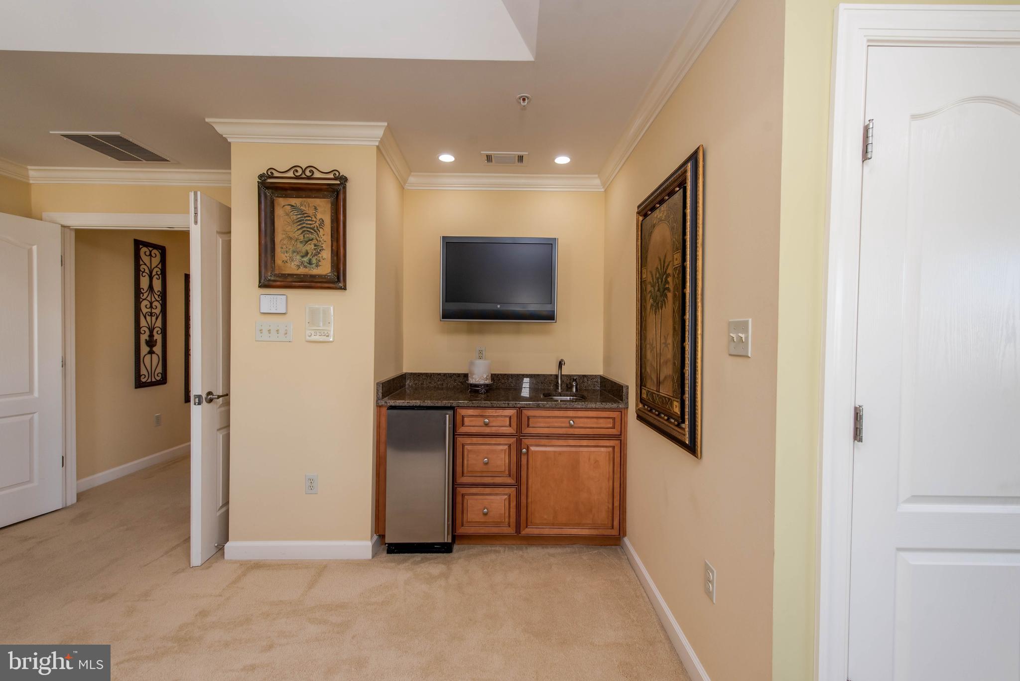 1701 Fletchers Drive Point of Rocks, MD 21777 - Photo 33 of 65 Primary Wet Bar Area w/mini fridge.