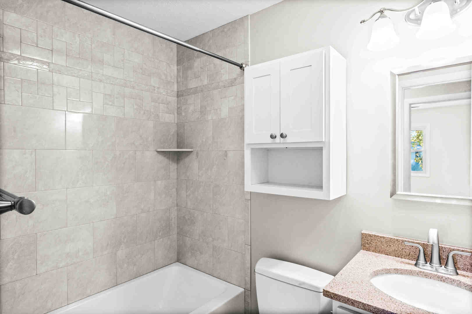 308 Raleigh Court Normal, IL 61761 - Photo 20 of 40 a bathroom with a sink toilet and shower