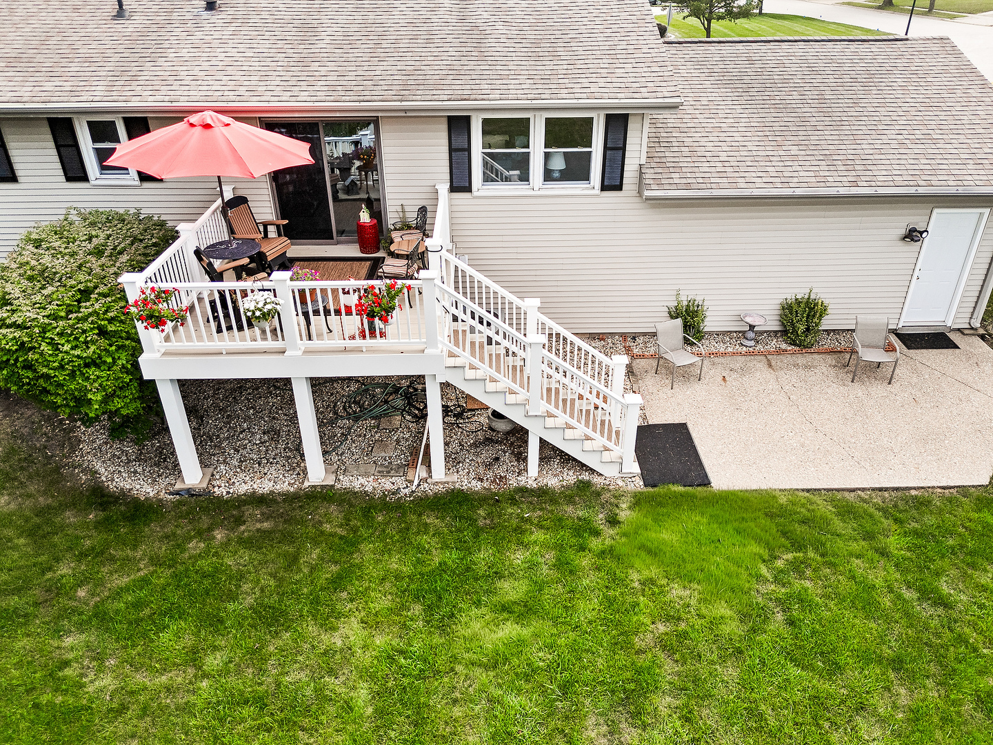308 Raleigh Court Normal, IL 61761 - Photo 37 of 40 a view of a house with backyard and sitting area