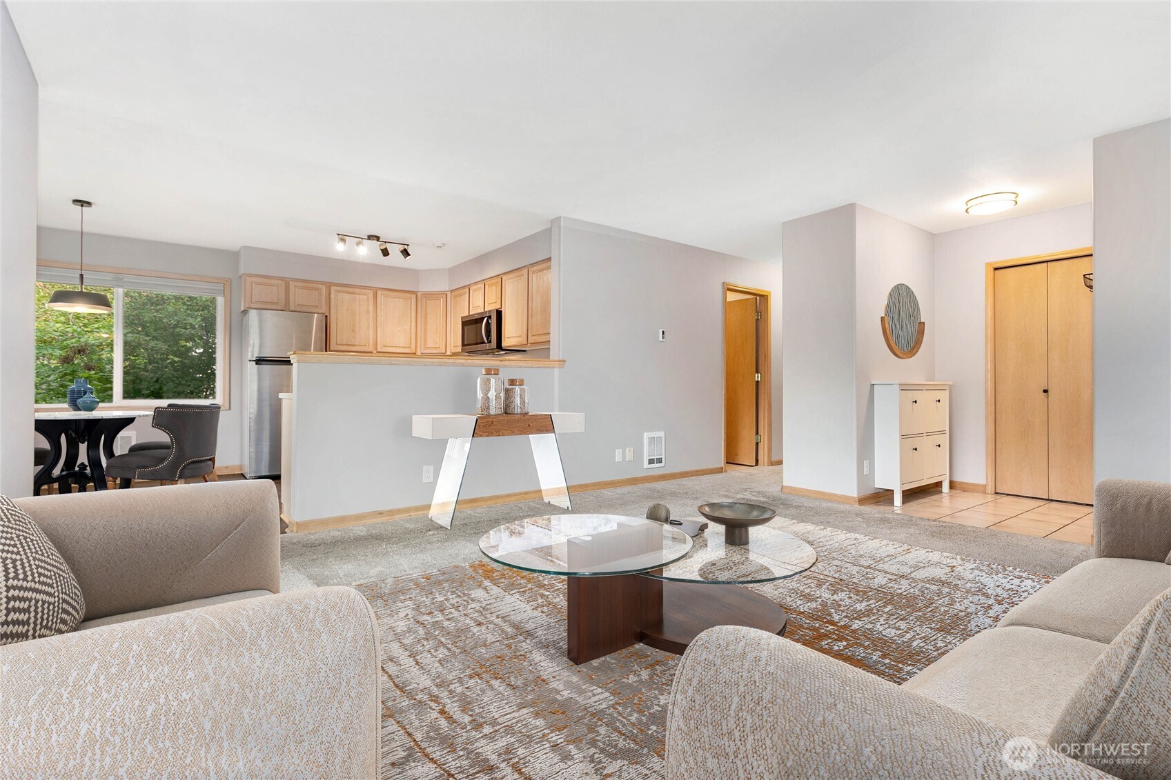641 West Horton Way, Unit 230 Bellingham, WA 98226 - Photo 6 of 24 a living room with furniture and a large window
