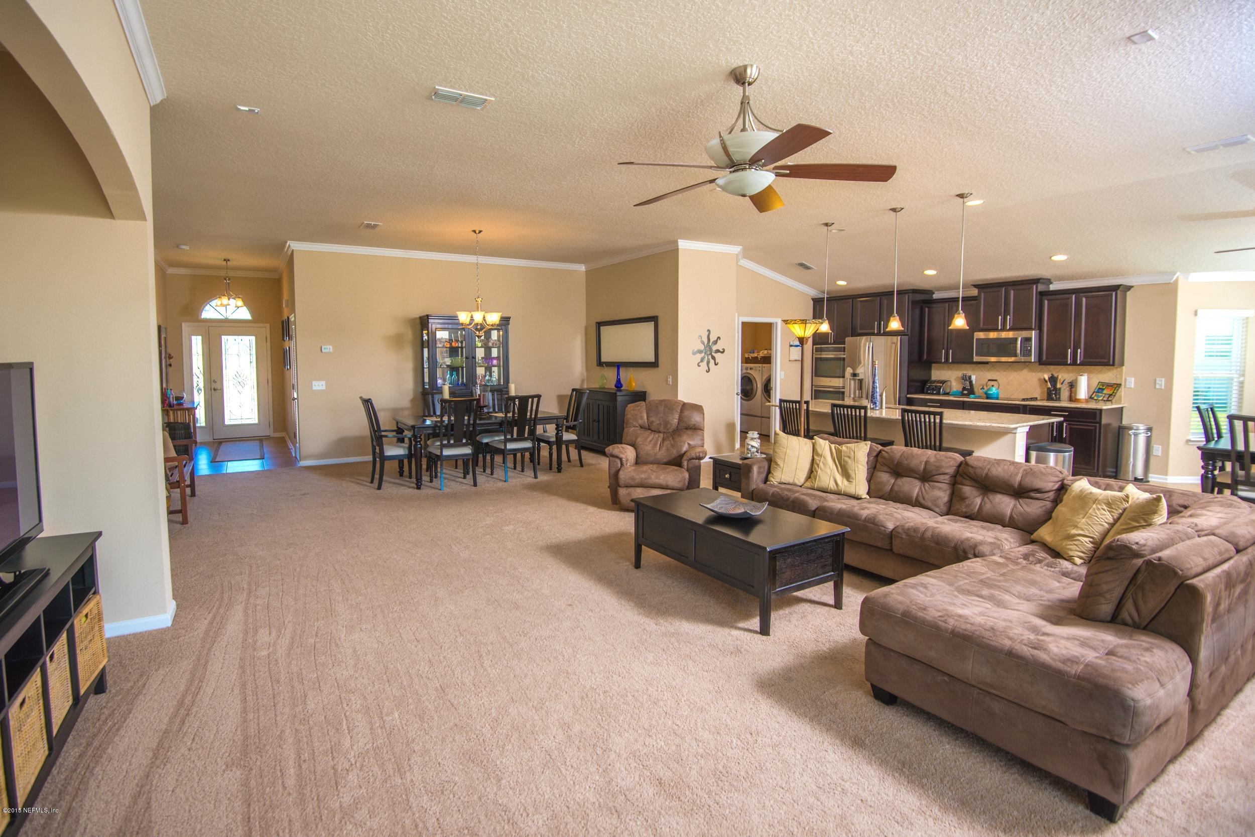 448 Irish Rose Road St. Augustine, FL 32092 - Photo 6 of 33 Living to Dining Area