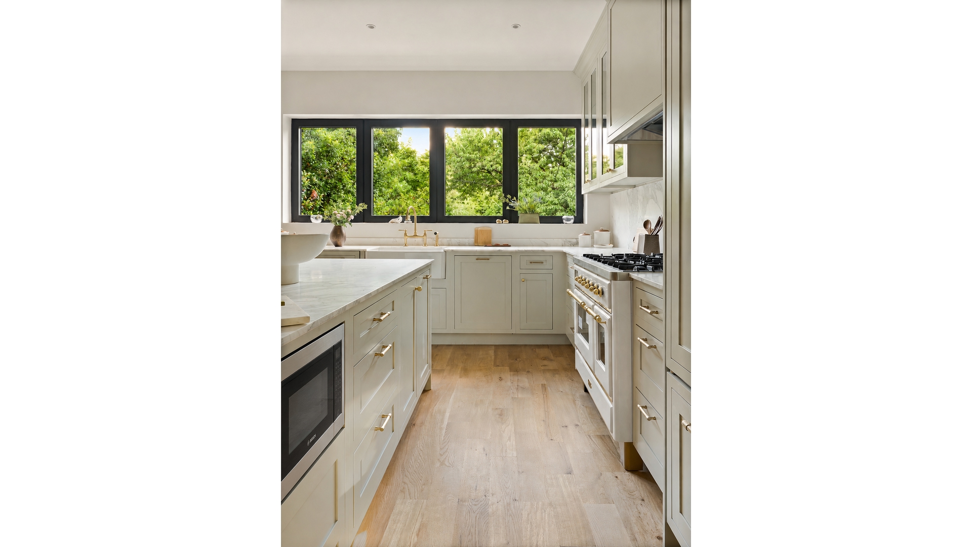 159 Bond Street Brooklyn, NY 11217 - Photo 4 of 32 a kitchen with a sink and large window