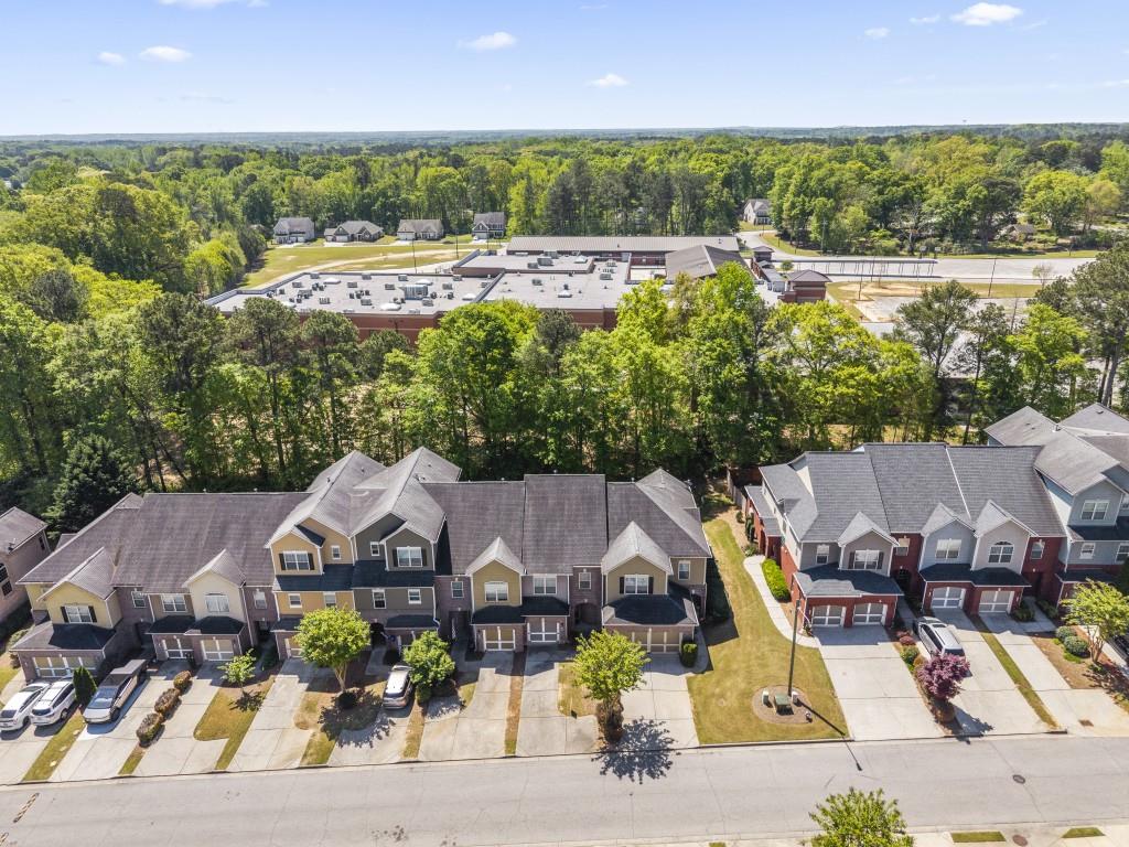 100 Trailside Way Hiram, GA 30141 - Photo 24 of 28 an aerial view of a house with yard swimming pool and outdoor seating