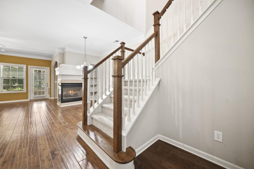 100 Trailside Way Hiram, GA 30141 - Photo 4 of 28 a view of entryway and hall with wooden floor