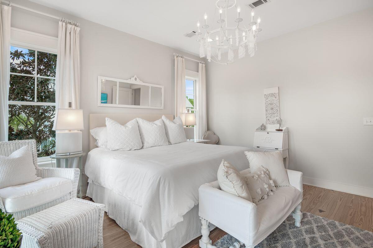 187 Cypress Drive Santa Rosa Beach, FL 32459 - Photo 26 of 58 a bedroom with bed and a couch