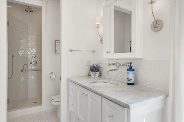 a room with gym equipment and a large window