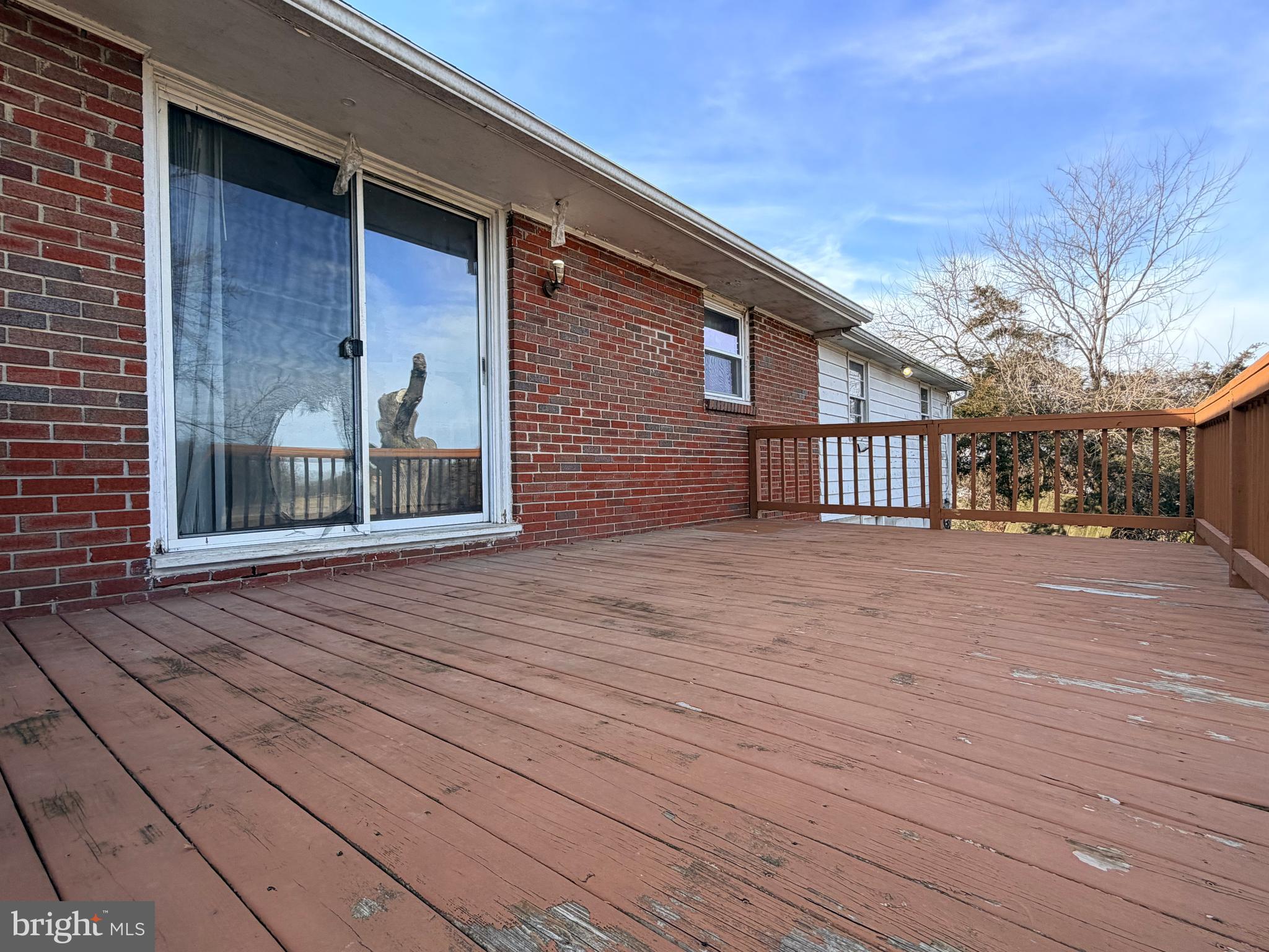 3891 Coseytown Road Greencastle, PA 17225 - Photo 40 of 50 a view of backyard with a deck and wooden floor
