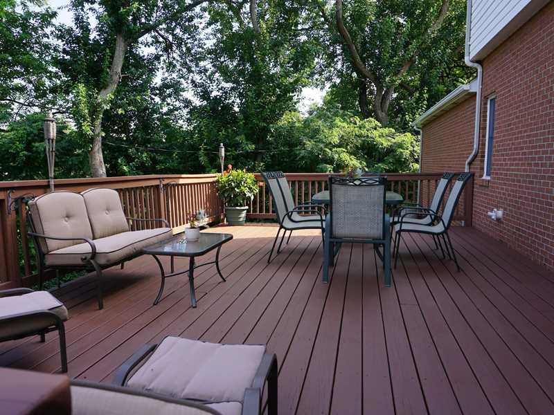 2350 Greentree Road Carnegie, PA 15106 - Photo 22 of 25 Deck off of kitchen and family room which has the same size patio beneath.