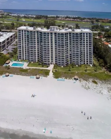 a view of a swimming pool and an outdoor space